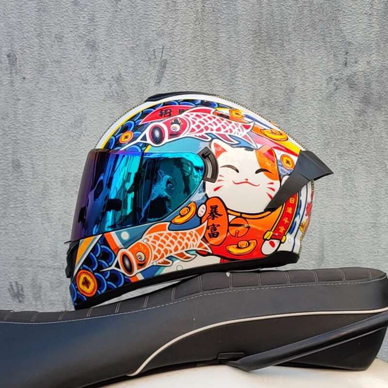 Professional Racing Dual Lens Safety Helmet, Off-road Motorcycle Full Face Protector, Approved by DOT