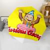 1pc Curious George (4) Umbrella, Sun Protection, And UV Shielding. It Has Eight Sturdy Ribs for Outdoor Use And Perfect Gift