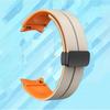 Original Magnetic Buckle Silicone Strap For Samsung Galaxy Watch 7 6 4 5 Pro 40/44mm 45mm Band Watch4 6 Classic 43/47mm Bracelet