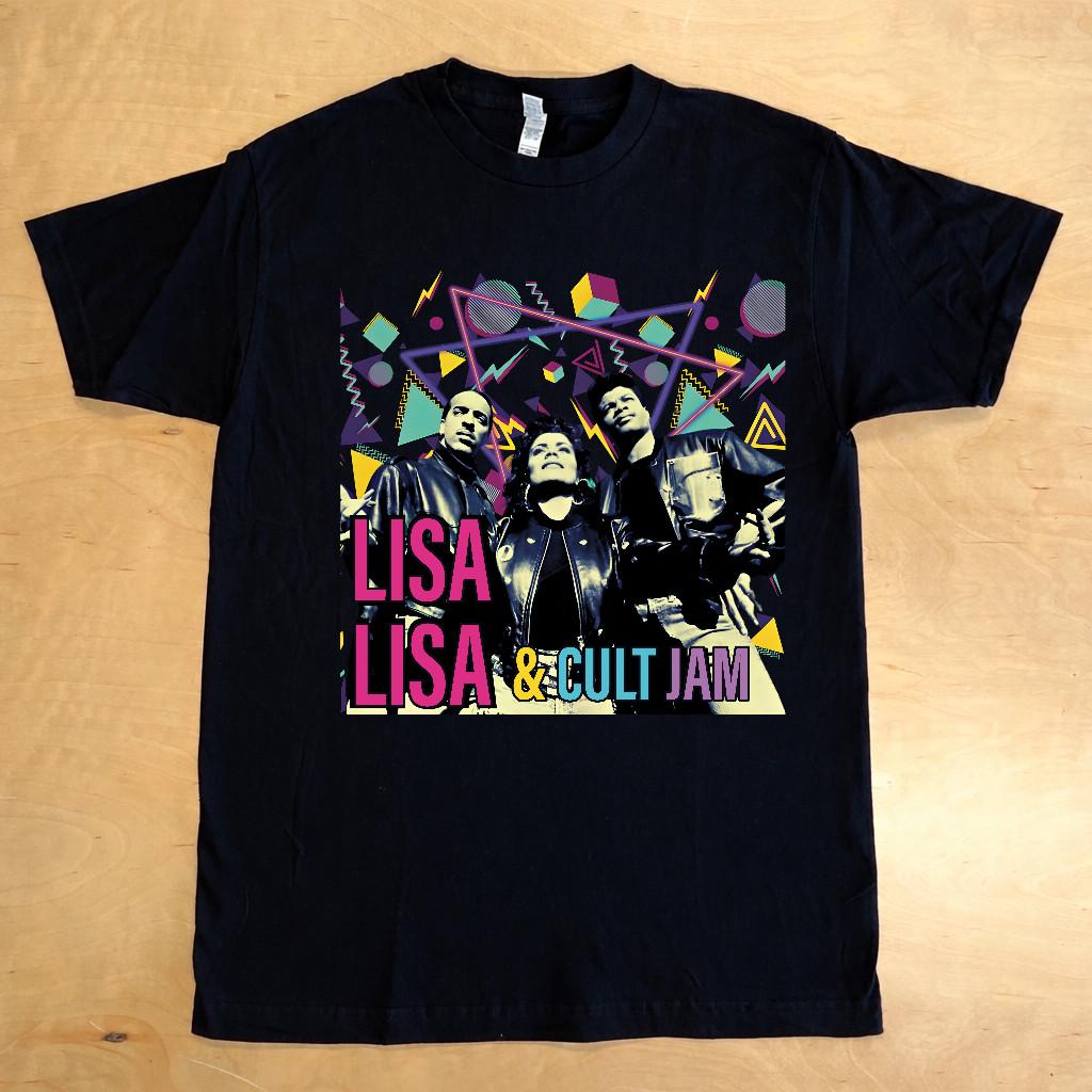 Vintage 80s LISA LISA and Cult Jam T-Shirt Aesthetic Tee L