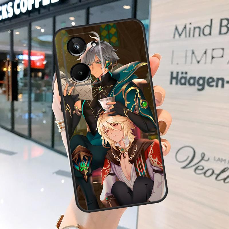 Genshin Impact Alhaitham Kaveh For Realme C55 C33 C35 C31 C30 C25 C21Y C15 C11 GT Neo 5 3 2 2T 3T 8 9 10 11 Pro Plus Case
