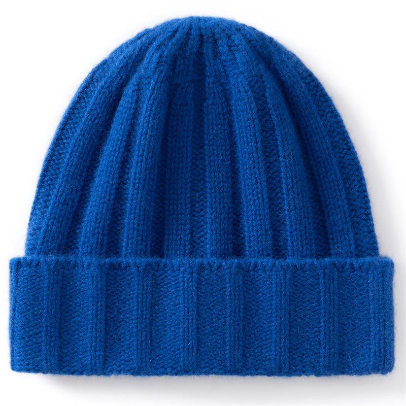 New Autumn and Winter Cashmere Thermal Hat Men's and Women's Children's Versatile Knitted Hat Outdoor Riding Hat Cold Hat Headgear