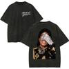 Vintage Washed Michael Jackson Graphic T Shirts 90s Rock Hip Hop Short Sleeve Tshirt Men Women Fashion Casual Loose Tshirts
