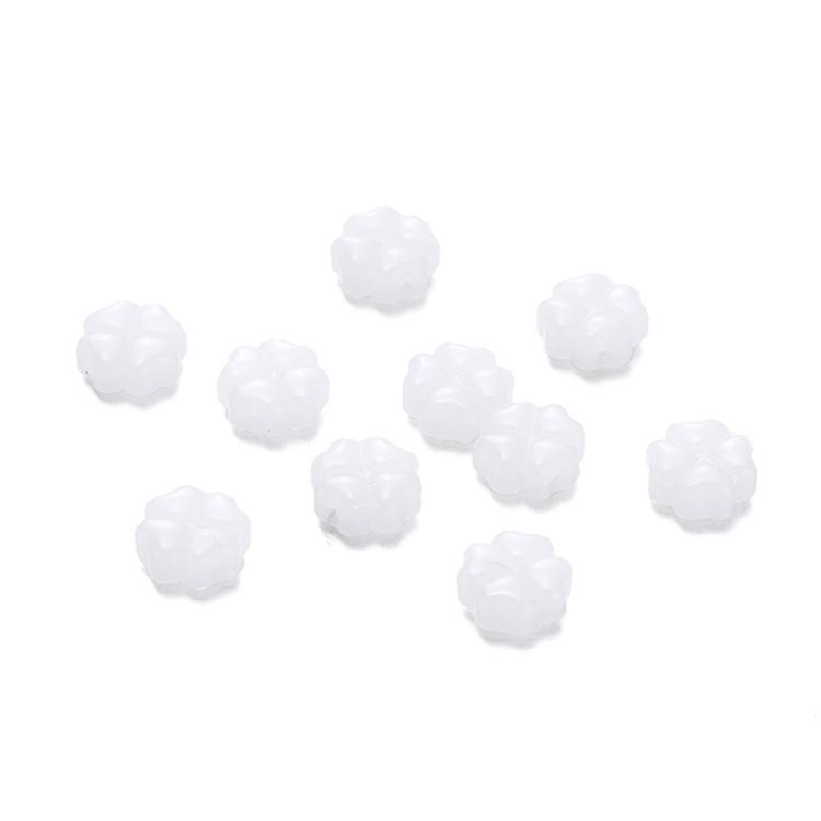 

Popular Multicolor Glass DIY Accessories Four-Leaf Clovers Pendant Earring Parts
