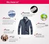 Men's Fleece-Lined Stand Collar Cardigan: Thick Knit Sweater for Autumn & Winter - Plus Size Available