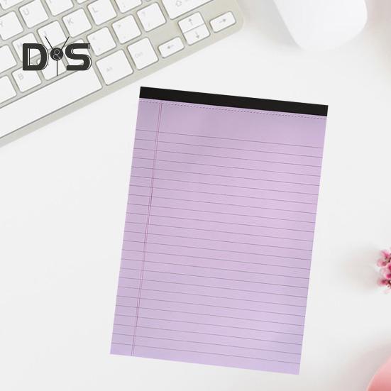 4Pcs Color Notepad 50 Sheets Printing Lined Paper Pads Duplex Printing Notebook Note-taking Paper Set Office Stationery Supplies