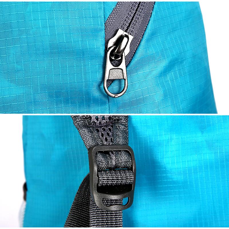 OLIKEI 15л легкий складной рюкзак водонепроницаемый походный рюкзак портативный уличный — фото 9