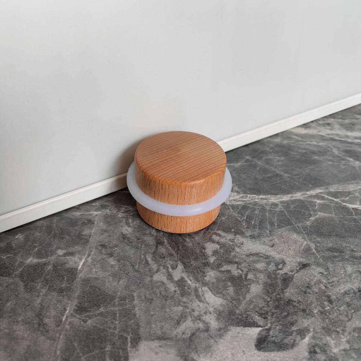 

Self Adhesive No Drill Door Stopper Wooden Door Stopp Silicone Ring Design Furniture Protector for Home Office Durable Dodgers