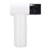 Cordless Hair Blower Dryer 80000 RPM Adjustable High Speed Fast Drying Hair Dryer with 360 Degree Rotation Nozzles White