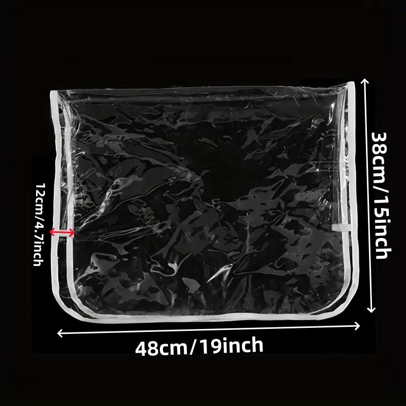 1/3/5 stuks stoelrugleuninghoes plastic transparante salonstoelrugleuninghoes geschikt voor de meeste standaardstoelen om vlekken te voorkomen 3pcs wit