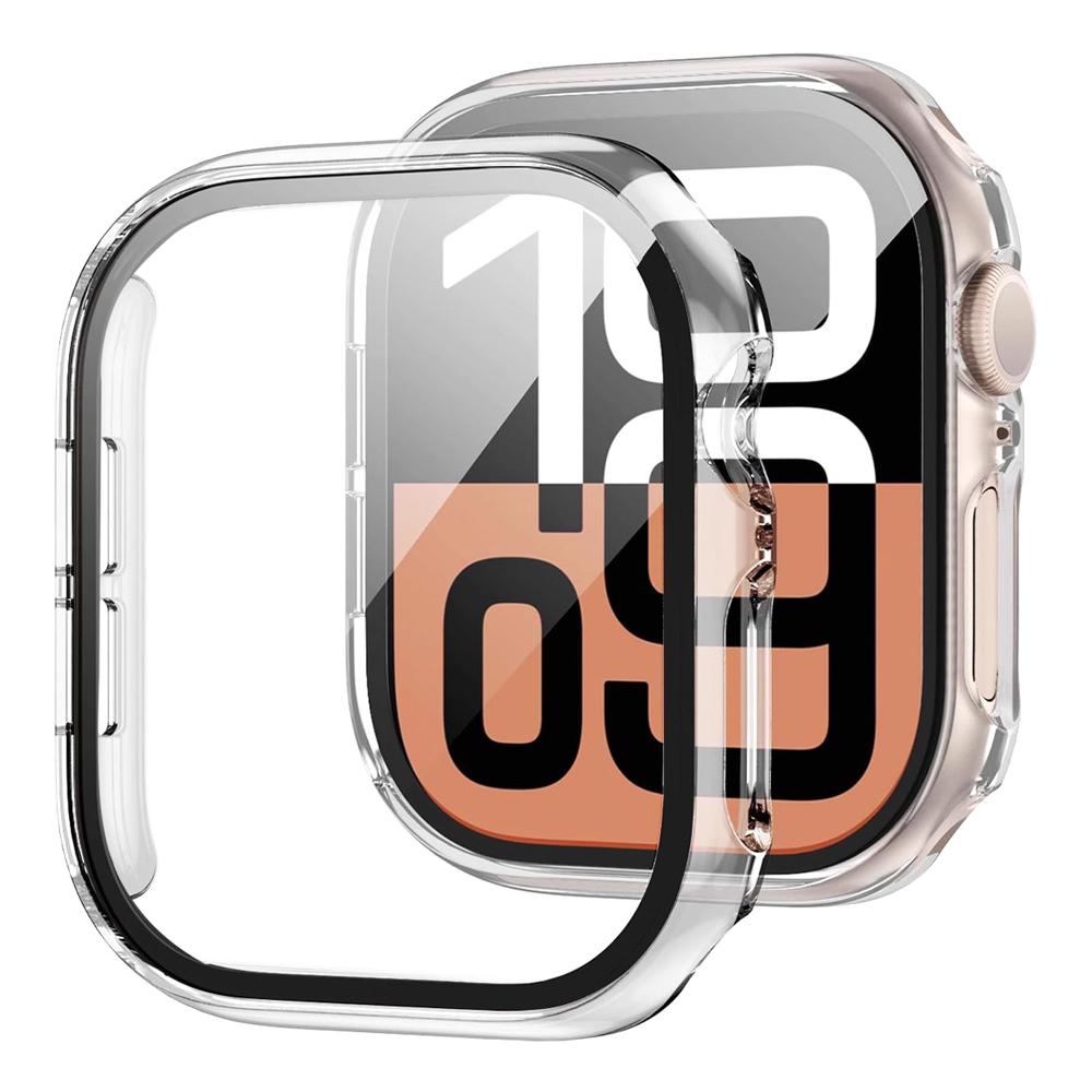 Screen Protector For Apple Watch Case 10 9 8 7 6 5 4 SE 46mm 42mm 45mm 44mm 41mm 40mm Tempered Glass PC Bumper Cover Protectives