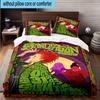 3PCS Halloween witches 3pcs Bedding,Including 3PCS Duvet Cover And 2pcs Pillowcases Perfect for Christmas,Ideal for Bedroom, Dormitory