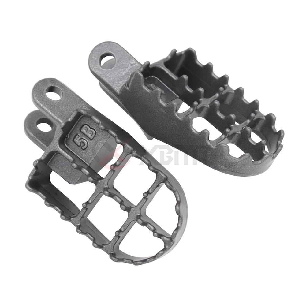 Motorcycle Accessories Foot Pegs Footpegs Footrests For Honda CR80 CR85 XR250 XR400 XR600R XR650R XR650L Motocross Dirt
