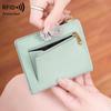 Women's RFID Anti-Theft Slim Bifold Wallet and Card Holder