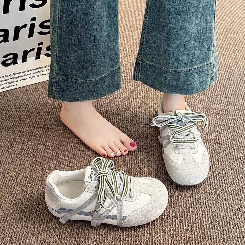 Retro German Training Shoes Women's 2025 Summer New Lightweight Casual Versatile Inner Height-increasing Thick-soled Breathable Sports Forrest Gump