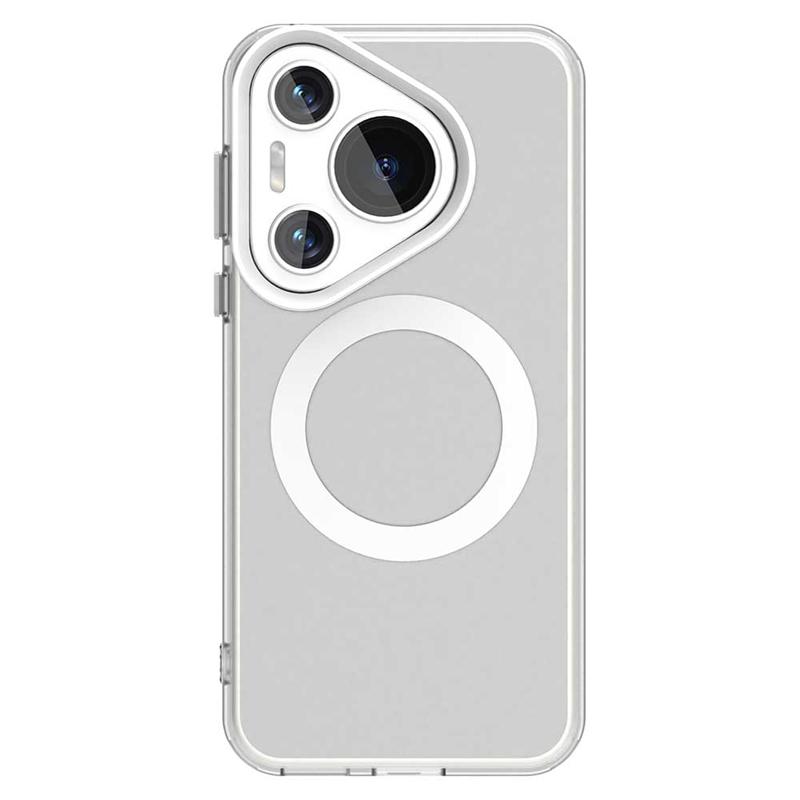 For Huawei Pura 70 Pro Case Cover Pura 70 Pro Capa New Annular Magnetic Matte Clear Wireless Charging Fundas Huawei Pura 70 Pro
