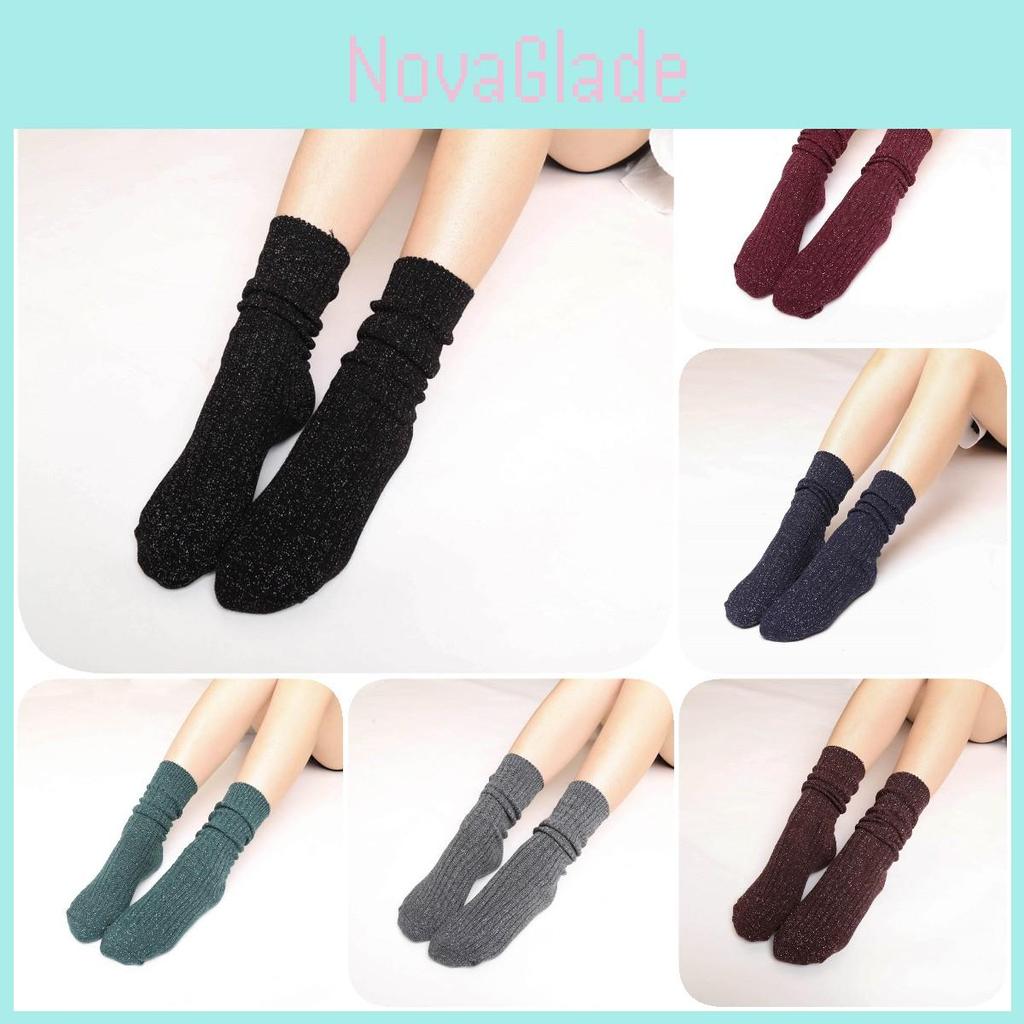 Modische Crew-Socken für Damen im japanischen Stil, bequem und stilvoll