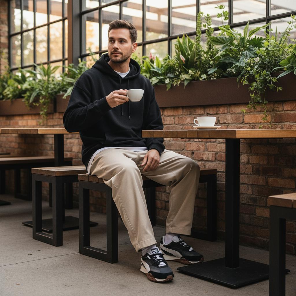 Puma Blktop Rider Neo Vintage Cómodo Versátil Duradero Zapatillas Casuales de Estilo de Vida de Caña Baja Unisex Negro Gris Blanco 39315106