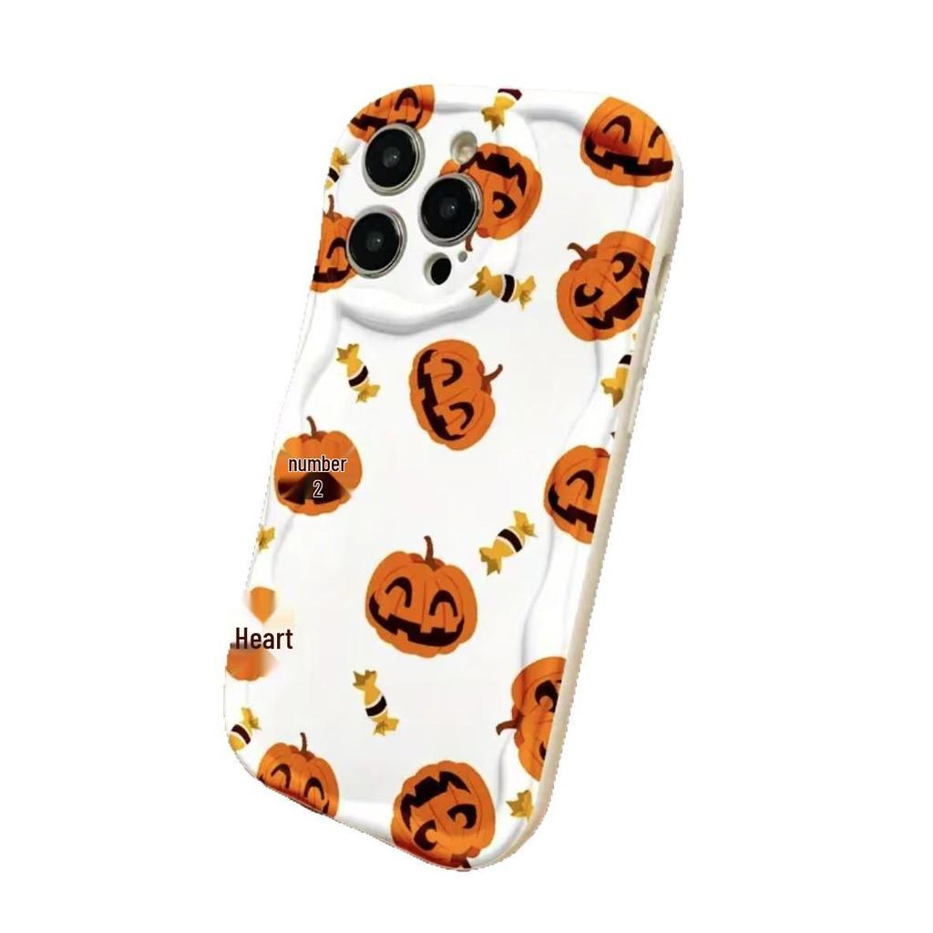Halloween Pumpkin Candy Phone Case for iPhone 17 Pro Max/16/15/14/13 Pro