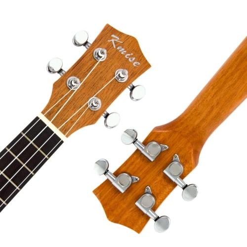 kmise 23-inch concert ukulele with tuner and case! Laser-etched top design