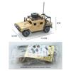 Compatible Children Assemble Model Car Off Road Jeep Assemble Toy Hummer Car Boy Military Building Block Gift