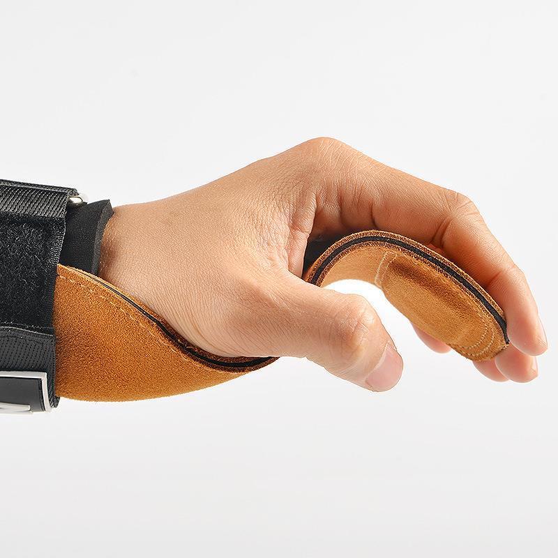 WEZHO 3-Layer Cowhide Weightlifting Straps