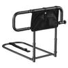 Bed Rails for Elderly Adults Folding Bed Side Assist Rail for Seniors, Length & Height Adjustable, High-Strength Steel Bed Cane with Storage Pocket,