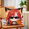 Genshin Impact Mavuika Throw Pillow Case For 45x45cm55x55cm30x30cm For Home Bedroom Decoration And Protector