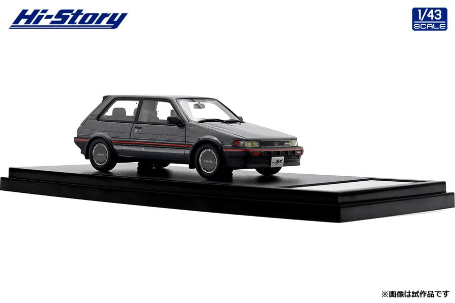 Hi Story Toyota Corolla Customized Gray Metallic Finished Product 1/43 FX-GT (1984)