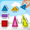 Portable Magnetic Stained Glass Building Tiles Set for Kids - Educational Toy