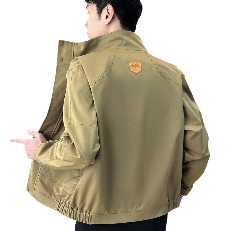Men's 2024 Spring/Autumn Lapel Loose Fashionable Trendy Plus Size Casual Jacket