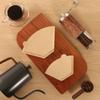 100 Stück U-förmiges Kegel-Kaffeefilterpapier mit Griff Kaffeetropfer Kaffeemaschinenpapier Reise