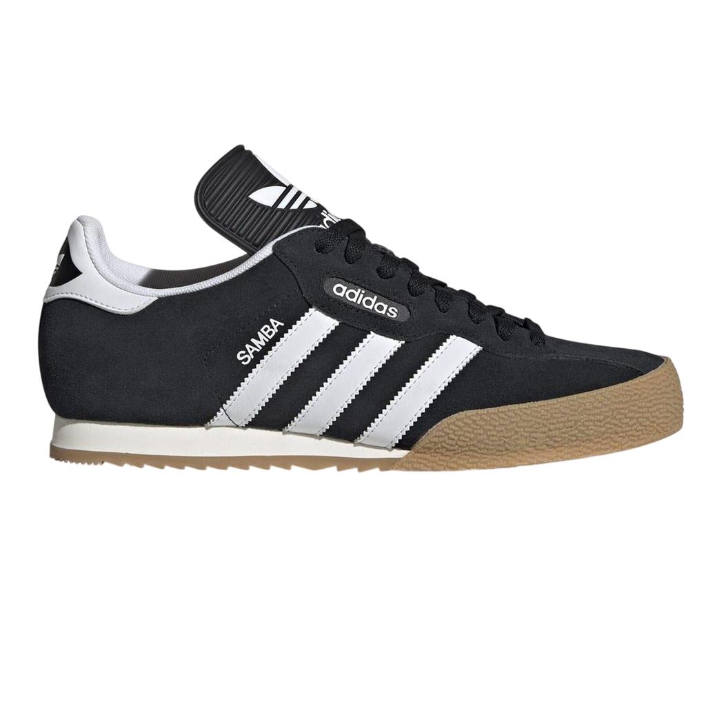 Adidas Boys Samba 3 Stripes Suede Trainers