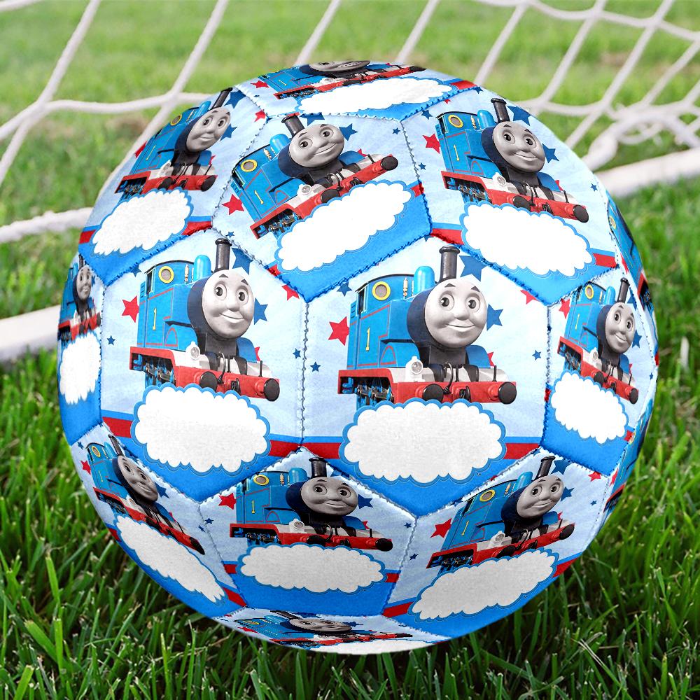 Thomas Theme Size 5 Soccer Ball, Suitable for Both Indoor and Outdoor Matches, a Gift Suitable for Everyone.