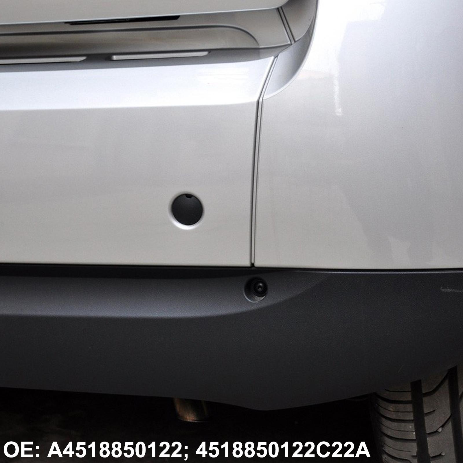 2 Coperture Per Occhiello Di Traino Paraurti Per Smart Fortwo 451 2007-2015 - Nero Diametro 3,2 Cm
