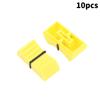 10 Stück 1x8 2x4mm Mixer Elektronische Tastatur Schiebepotentiometer Kunststoffkappe Fader-Kappe Knopf Druckknopf Buchse Druckkappe