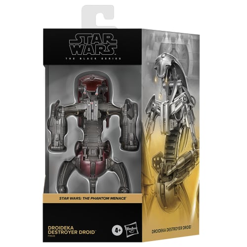 Hasbro Star Wars Black Series Droideka Destroyer Droid, Star Wars: The Phantom Menace Deluxe Collectible Item 15cm Action Figure F9546 Authentic