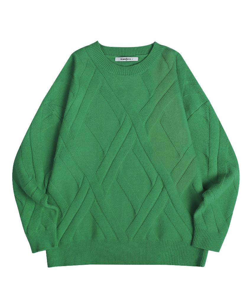 AVANDRESS Cross Round Knit - 5 Col