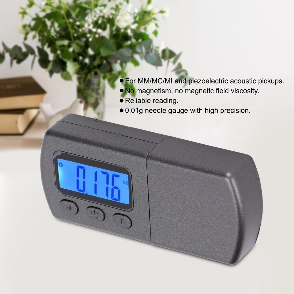 Digital Display Tracking Force Pressure Gauge for Tonearm Phono Cartridge Phono Cartridge Setup