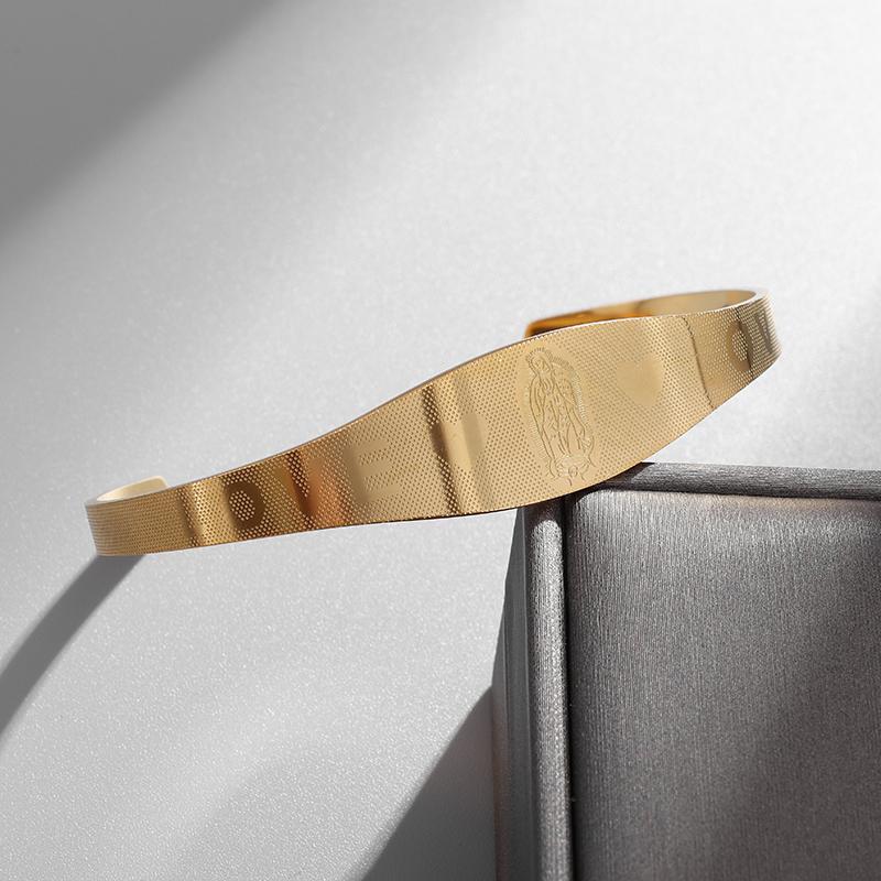 Modeontwerp Roestvrij Staal Gebogen Tafelgerei Vork Open Armband Mannen en Vrouwen Persoonlijkheid Bedel Hip Hop Casual Sieraden Cadeau