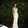 Nuovo Stile Vestito Lungo Moda Elegante Sottile Fiore Nastro Raso Spallina Vestito Donna