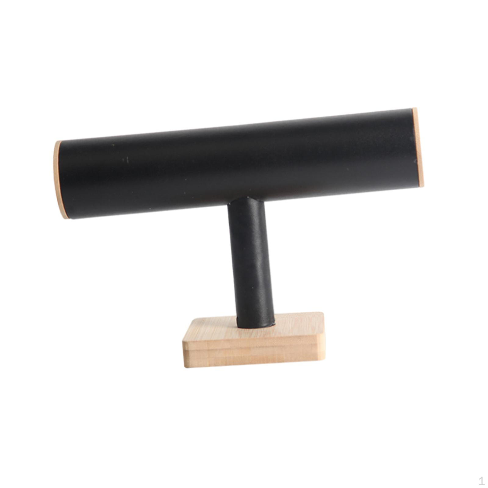 Bracelet Display Stand Bangle Organizer Wooden T Bar Jewelry Storage Tower for Dresser Cloakroom