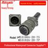 Heavy Duty 8-Pin Male-Female Connector Plug & Socket US Standard (MS3106A-20-7S / MS3102A-20-7P)