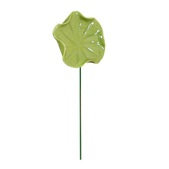 

Ceramic Flower with Stem Realistic Handcrafted Artificial Flower Home Office Living Room Vase Colorful Fake Blossom Decoration