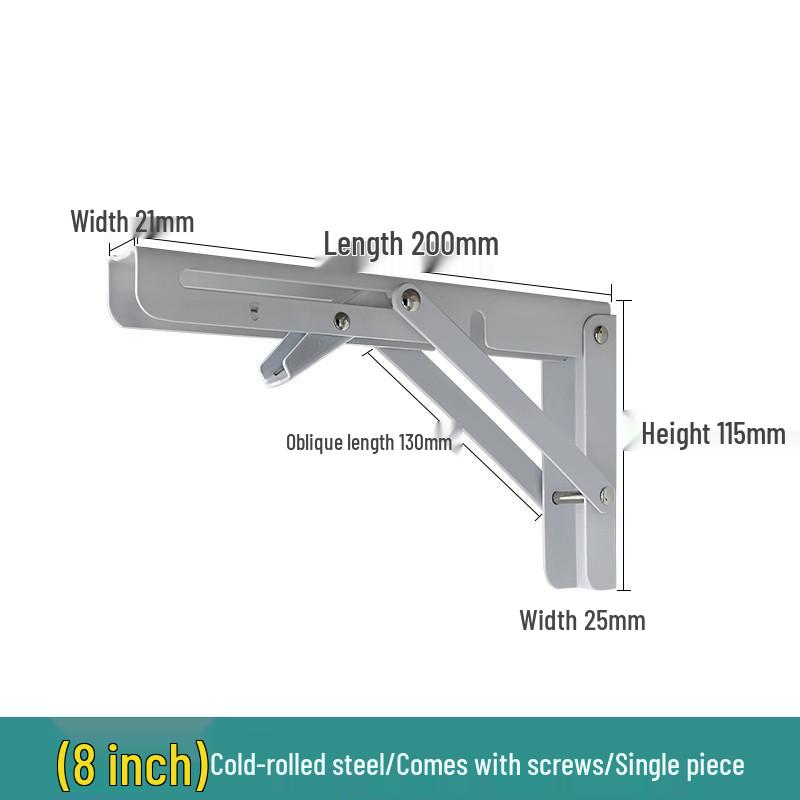 

Настенный складной треугольный кронштейн из нержавеющей стали для поддержки полки