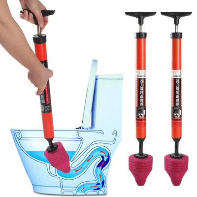 1/2Pcs Toilet Dredger Easy Operation Multi-Purpose Drainage Pipe Tool High Pressure Dredging Sturdy Design Toilet Drainer