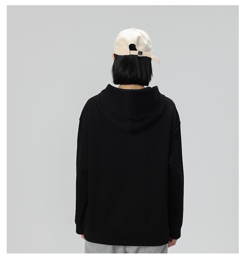Women's Silver Fox Fur Hooded Pullover Sweatshirt - Thick, Velvet-Lined, Loose Fit, Drop Shoulder, Warm Autumn/Winter Hoodie (600g)