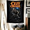 Ozzy Osbourne Wall Tapestry Aesthetic Wall Hanging Printed Fabric Blanket Decorative Tapestries for Bedroom Living Room Home Decor