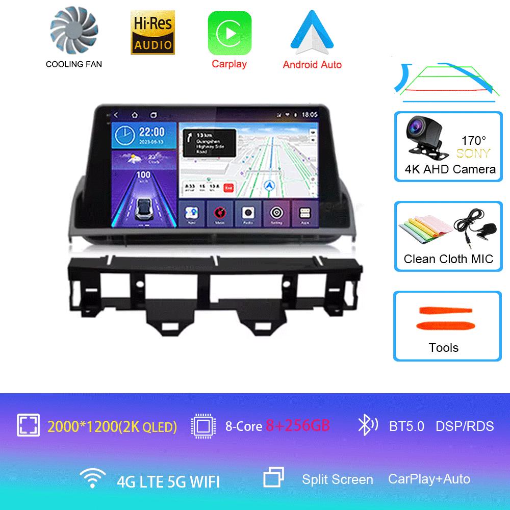 9 Inch For Mazda 6 2007 2003 2004 2005 2006 2002 - 2015 Multimedia Car DVD Player Navigation GPS Radio Wifi BT 4G LTE 128G Andro