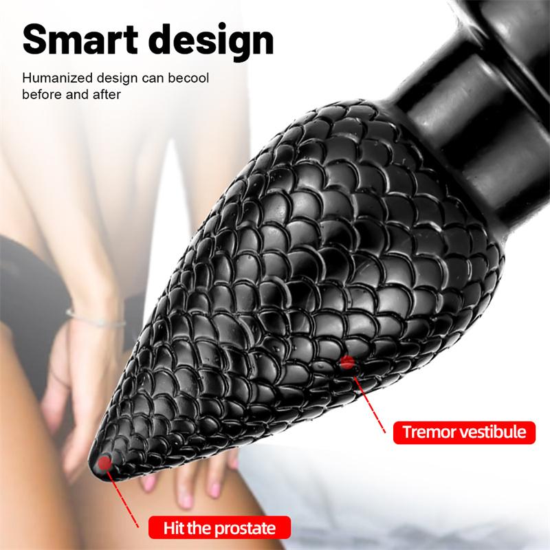 Black Pine Cone Butt Plug Masturbation Stick Backyard Butt Plug Sex Toys Backyard Big Butt Plug